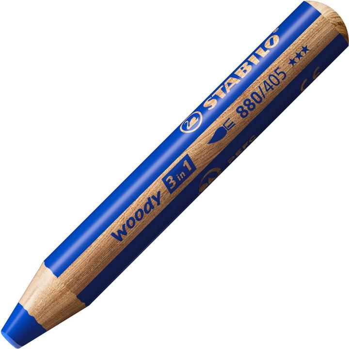 Actual product image STABILO woody 3 in 1 coloured pencil (Ultramarine blue, 1 x)