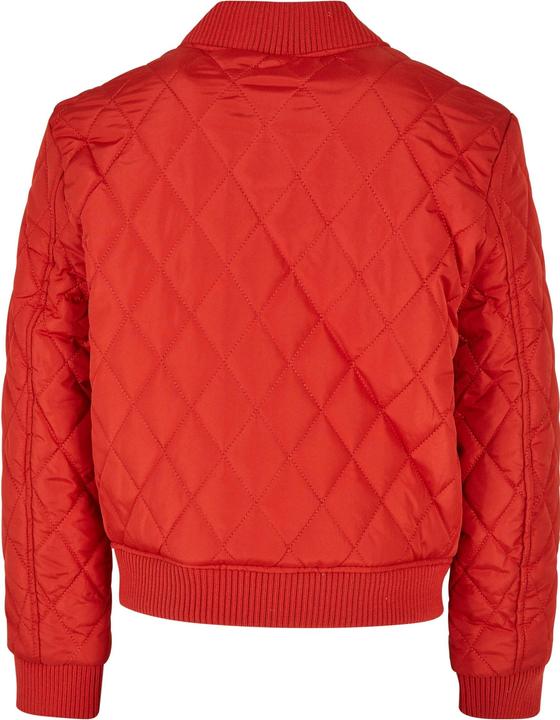 Actual product image Urban Classics Girls Diamond Quilt Nylon Jacket (158)