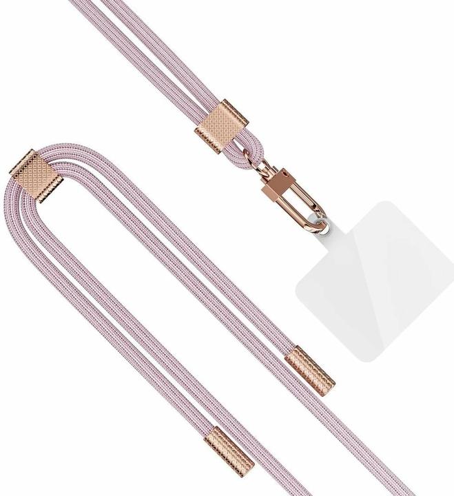 Actual product image 4smarts Universal mobile phone chain PhonoLace rose gold