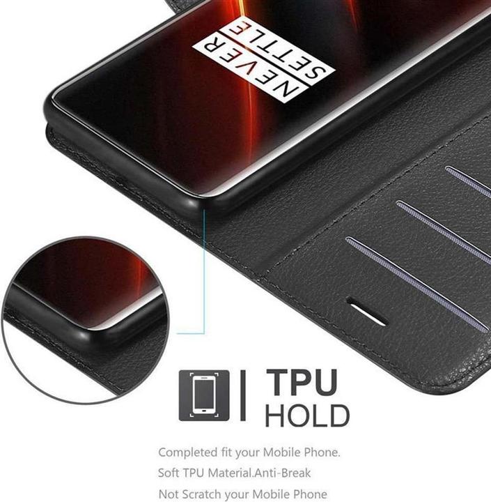 Actual product image Cadorabo Book with stand function cover (OnePlus 7T Pro)