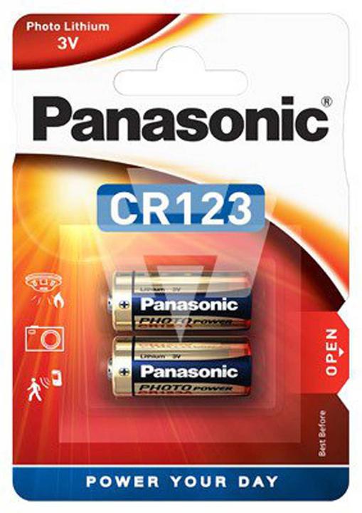 Immagine prodotto Panasonic Foto Litio CR123 (2 pz., CR123A, 1400 mAh)
