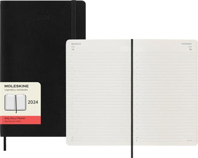 Image du produit Moleskine Agenda commercial Daily (13 x 21 cm, Anglais)