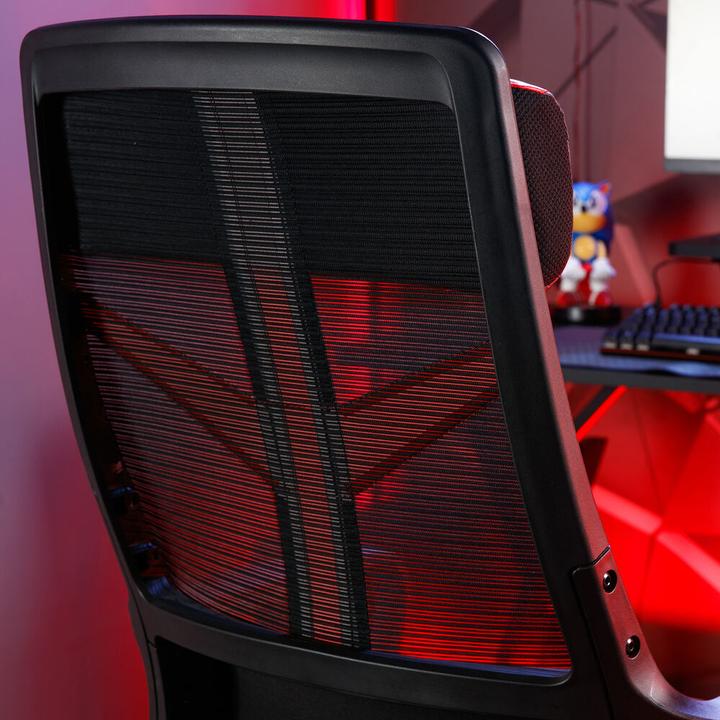 Image du produit X Rocker Chaise de jeu compacte Helix Rouge