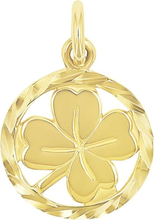 Image du produit Amor Pendentif Cupidon pour femme, argent sterling 925 | trèfle à quatre feuilles (Argent 925)