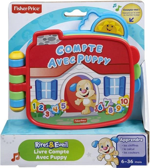 Immagine prodotto Fisher-Price Libro dei numeri del cane per imparare divertendosi (FR) (Francese)