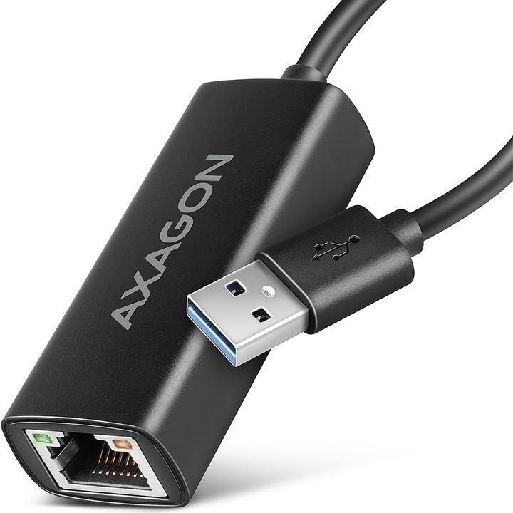 Image du produit Axagon ADE-AR, USB-A 3.2 Gen 1 - Gigabit Ethernet s????ov?? karta, Realtek 8153, auto-installation (USB 3.0, RJ45 Gigabit Ethernet (1x))