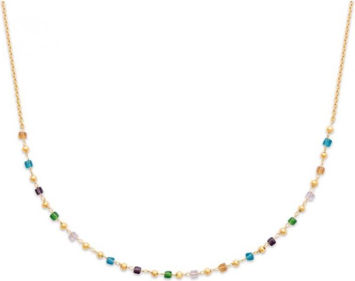 Produktbild Lara HALSKETTE - 42+3CM - MEHRFARBIGES ZIRKONIA