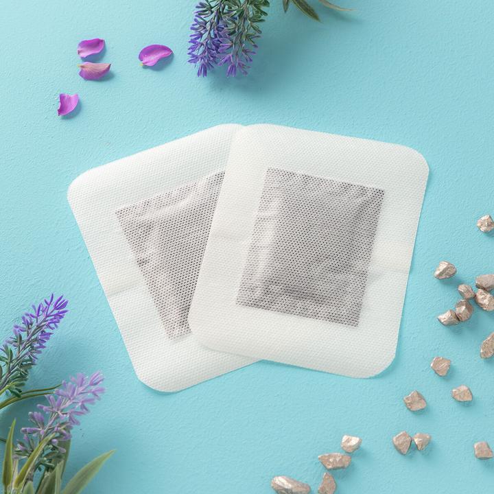 Actual product image InnovaGoods Detox foot plasters Lavender 10 pieces (Foot bath)