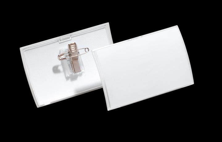 Actual product image Durable Name badges Click Fold