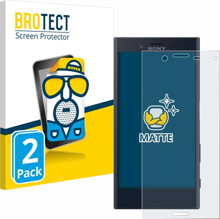 Produktbild BROTECT Entspiegelungs-Schutzfolie Displayschutz Matt (2 Stück, Sony Xperia X Compact)