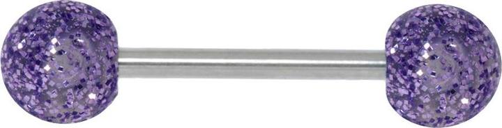 Image du produit Bijouteria Piercing langue (Verre acrylique, Acier chirurgical 316L)