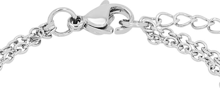Produktbild S.Oliver Armschmuck für Mädchen, Edelstahl, Glas | Infinity (16 cm, Edelstahl)