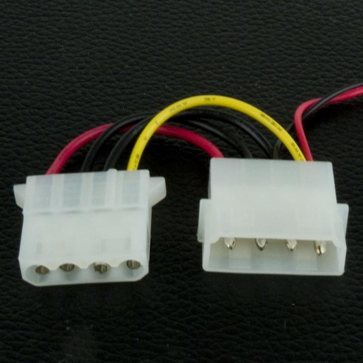 Image du produit Gembird FANCASE-4 Ventilateur pour boîtier PC avec connecteur d'alimentation à 4 broches (80 mm, 1 x)