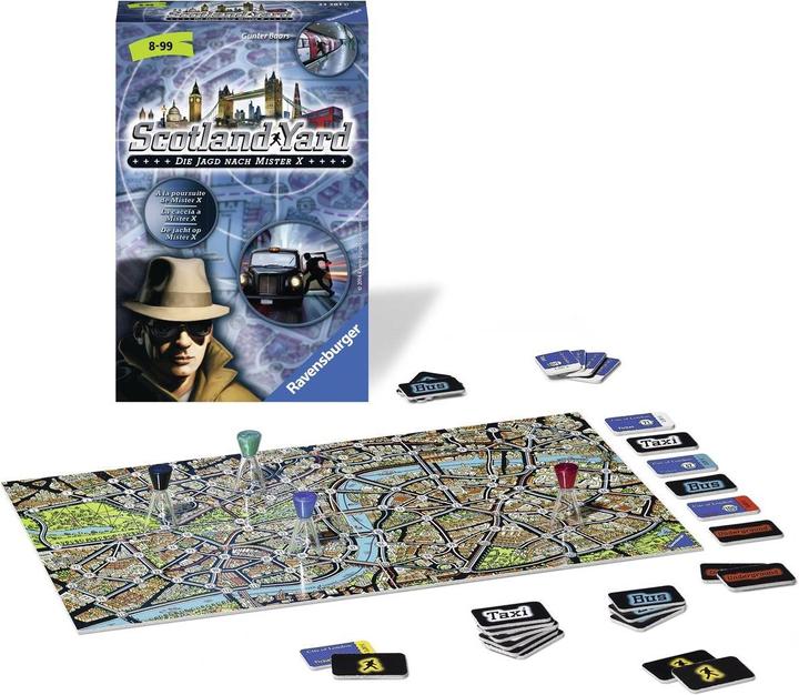 Produktbild Ravensburger Scotland Yard - Die Jagd nach Mister X (Deutsch, Französisch, Italienisch)