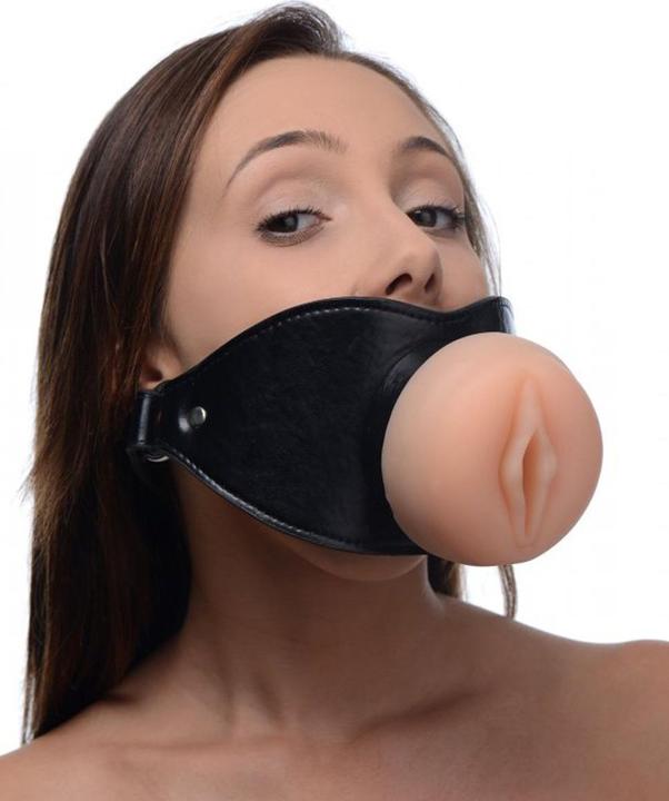 Actual product image Master Series Pussy Face Vagina Gag