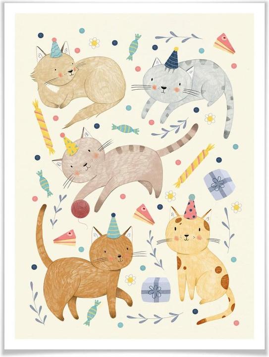 Produktbild Trenddeko Katzengeburtstag (24 x 30 cm)