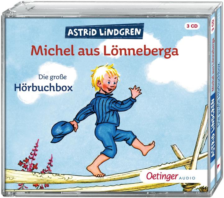 Actual product image Michel from Lönneberga. The big audio book box (Astrid Lindgren, German)