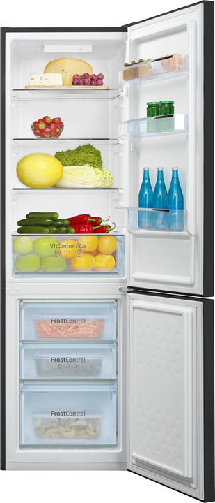 Actual product image Amica Fridge-freezer combination KGCL 387 150 S WxHxD 54 x 178 x 55 cm Fridge compartment 187 l (262 l)
