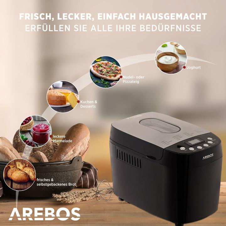 Produktbild Arebos Brotbackautomat