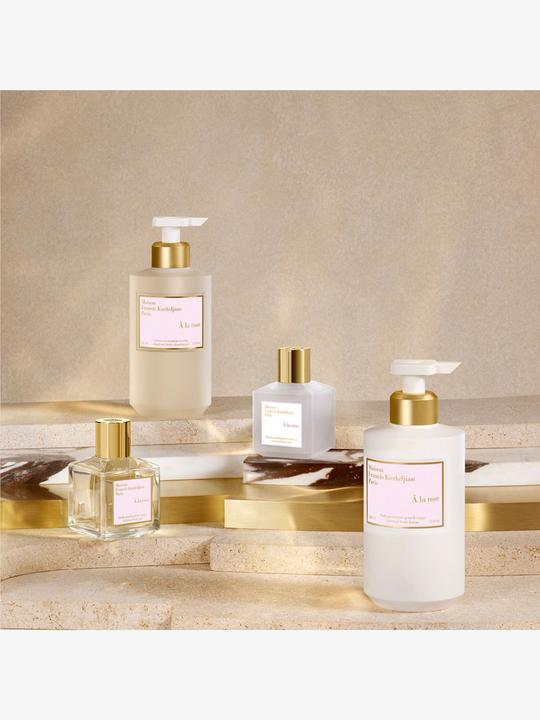 Actual product image Maison Francis Kurkdjian Francis Kurkdjian Globetrotter A La Rose Hand & Body Lotion Cleansing Gel 350 ml (Gel, 350 ml)