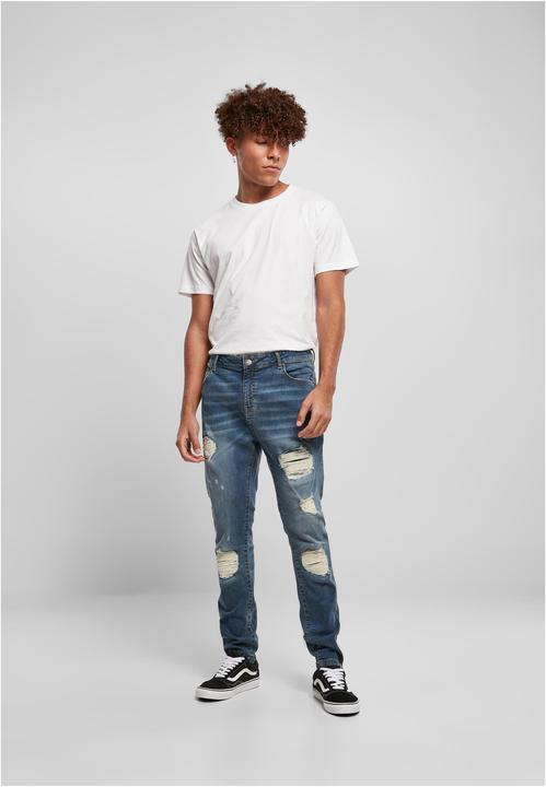 Actual product image Urban Classics Heavy Destroyed Slim Fit Jeans - 16475 (W29/L32)