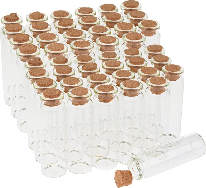 VBS XXL Glasröhrchen mit Korken