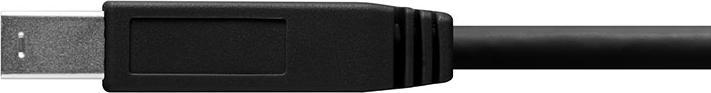 Actual product image Tether Tools TetherPro USB 3.0 Kabel USB-C / B 4.6 m, Schwarz (4.60 m, USB 3.2 Gen 1)
