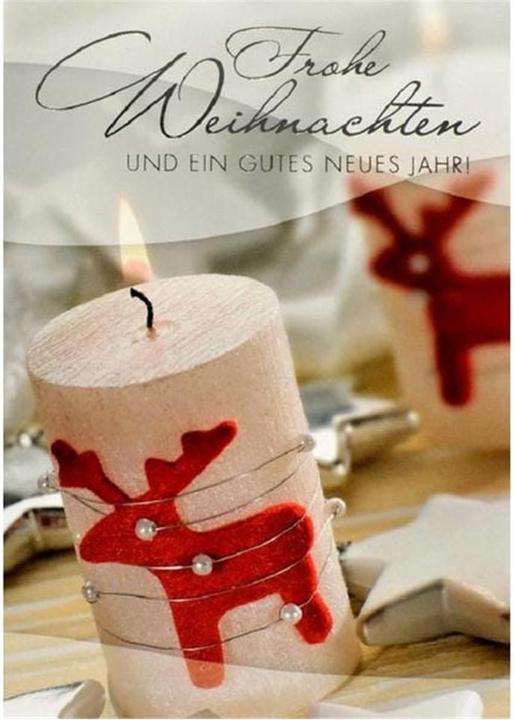 Actual product image ABC Christmas Card Merry Christmas and New Year (5 pcs.)