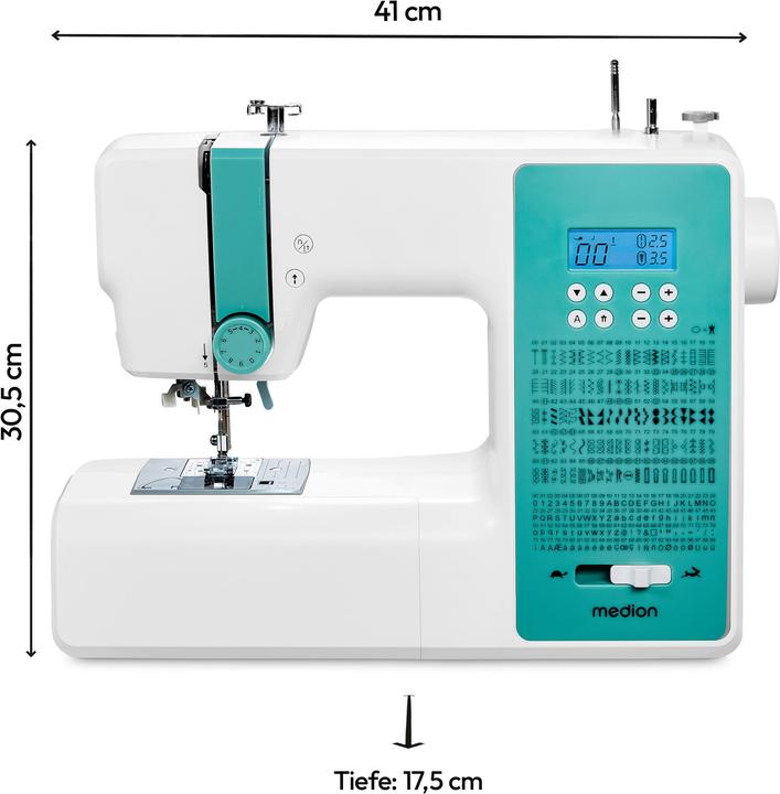 Immagine prodotto Medion LIFE® Macchina per cucire digitale SD36 (MD11881)