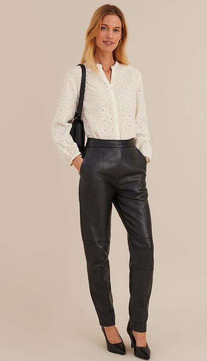 Produktbild Anne Weyburn Bluse mit 3/4-Ärmeln und Lochstickerei (42)