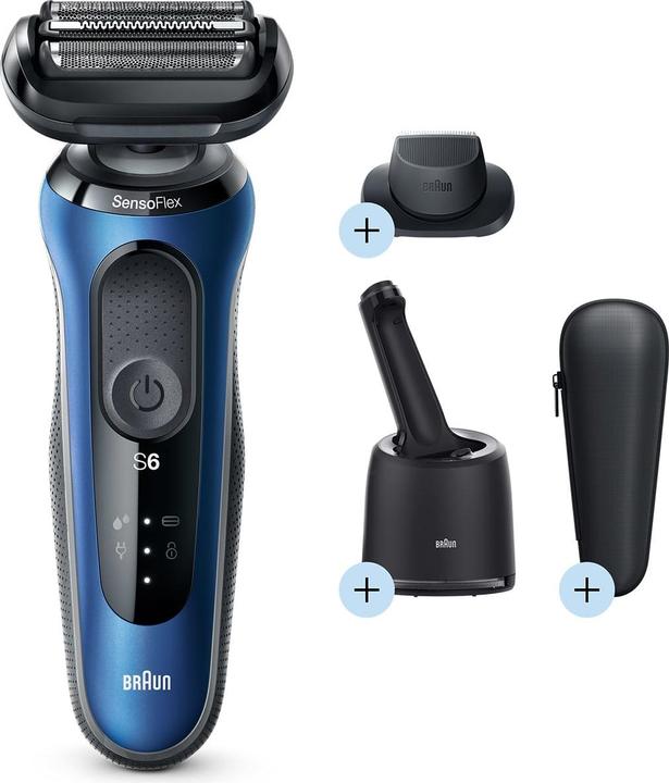 Braun Series 6 60-B7200cc Elektrorasierer – Reinigungsstation, Präzisionstrimmer