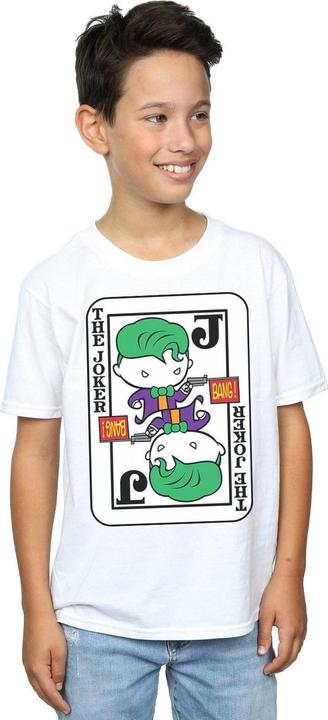 Immagine prodotto Chibi Joker Playing Card Maglietta Ragazzi (140, 146)