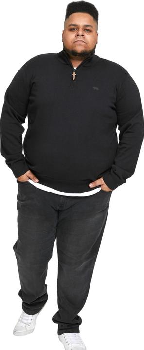 Immagine prodotto DUKE Giuseppe 1 D555 Felpa Kingsize Cerniera ad un quarto Uomo (5XL)