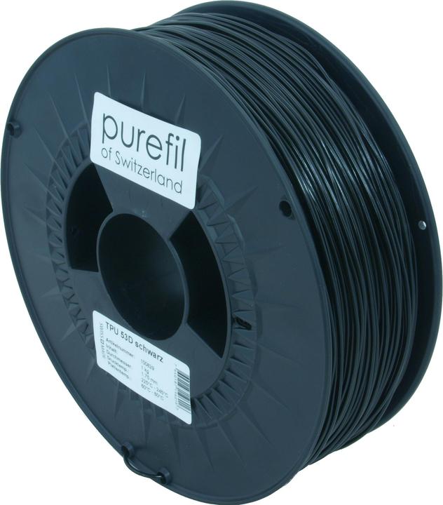 Actual product image Purefil Filament (TPU, 1.75 mm, 1000 g, Black)