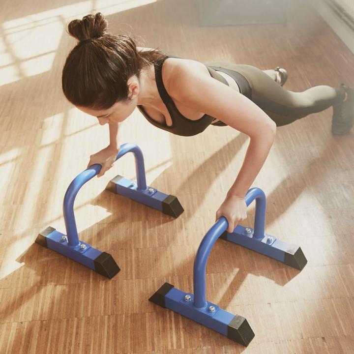Actual product image Gorilla Sports Push Up Stand Bar Low