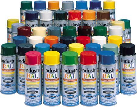 Produktbild ITW KEMA Maschinen- und Werkzeuglacke RALtrafik rot RAL3020 400ml Spray