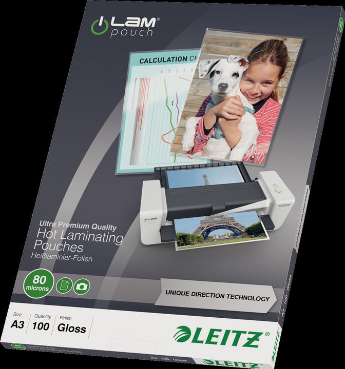 Image du produit Leitz Film de stratification (A3, 100 pièce(s), 80 µm)