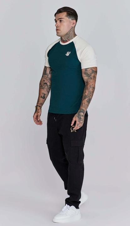 Actual product image Siksilk T-Shirt Raglan T-Shirt (M)