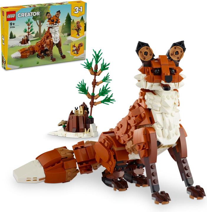 Immagine prodotto LEGO 31154 Animali della foresta: Volpe rossa (31154, LEGO Creator Expert)