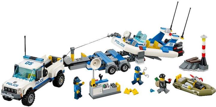 Actual product image LEGO City Police Boat Transporter (60045, LEGO City)