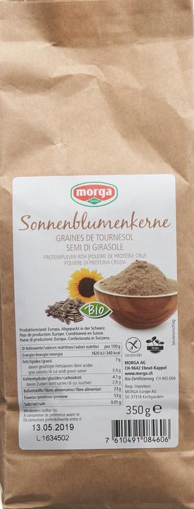 Actual product image Morga Sunflower seed protein raw gluten free organic Plv (1 Piece, Powder, 361 g)