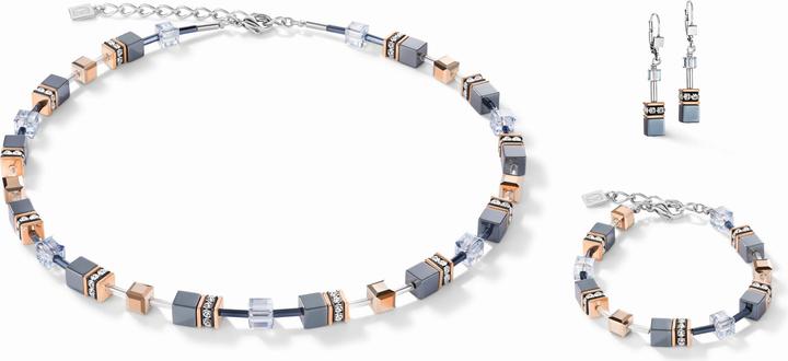 Image du produit Coeur de Lion Collier GeoCube (Acier inoxydable, 41,5 cm)