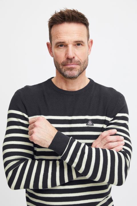 Produktbild FQ1924 FQKyle stripe crew neck knit 21900651 (XXL)