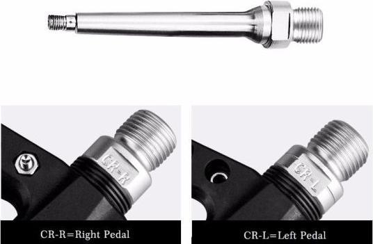 Image du produit Rockbros 2017-12CBK Jeu de pédales de vélo en nylon - Noir