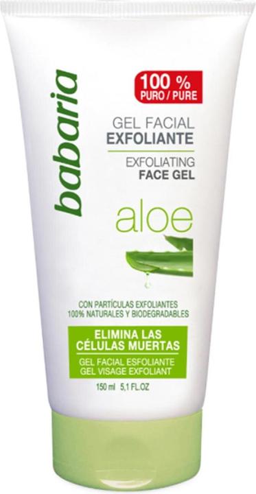 Babaria Aloe Vera Gel Exfoliante Facial - Exfoliating Gel for All Skin Types - 100ml (Gel, 100 ml)