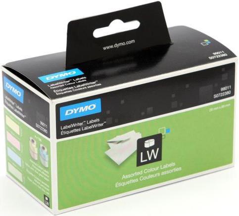 Actual product image Dymo S0722380 Coloured address labels