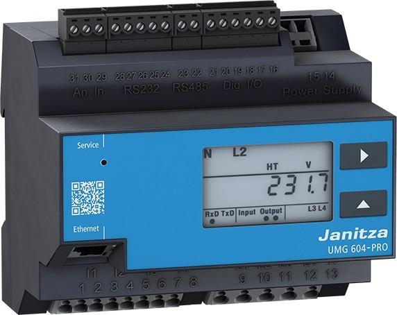 Janitza UMG 604-PRO 24 V power quality analyser Power quality analyser UMG 604-PRO