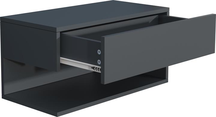Produktbild VCM Holz Wandschublade Nachtschrank Wandboard Schublade Konsole Nachttisch Usal XL 60 cm (60 x 32 x 32 cm)