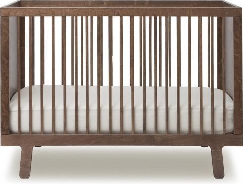 Oeuf NYC Lit bébé Sparrow, Noyer (140x70 cm) (140 x 70 cm)