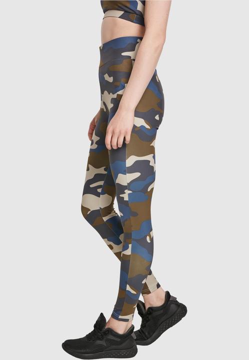 Actual product image Urban Classics Ladies High Waist Camo Tech Leggings (S)